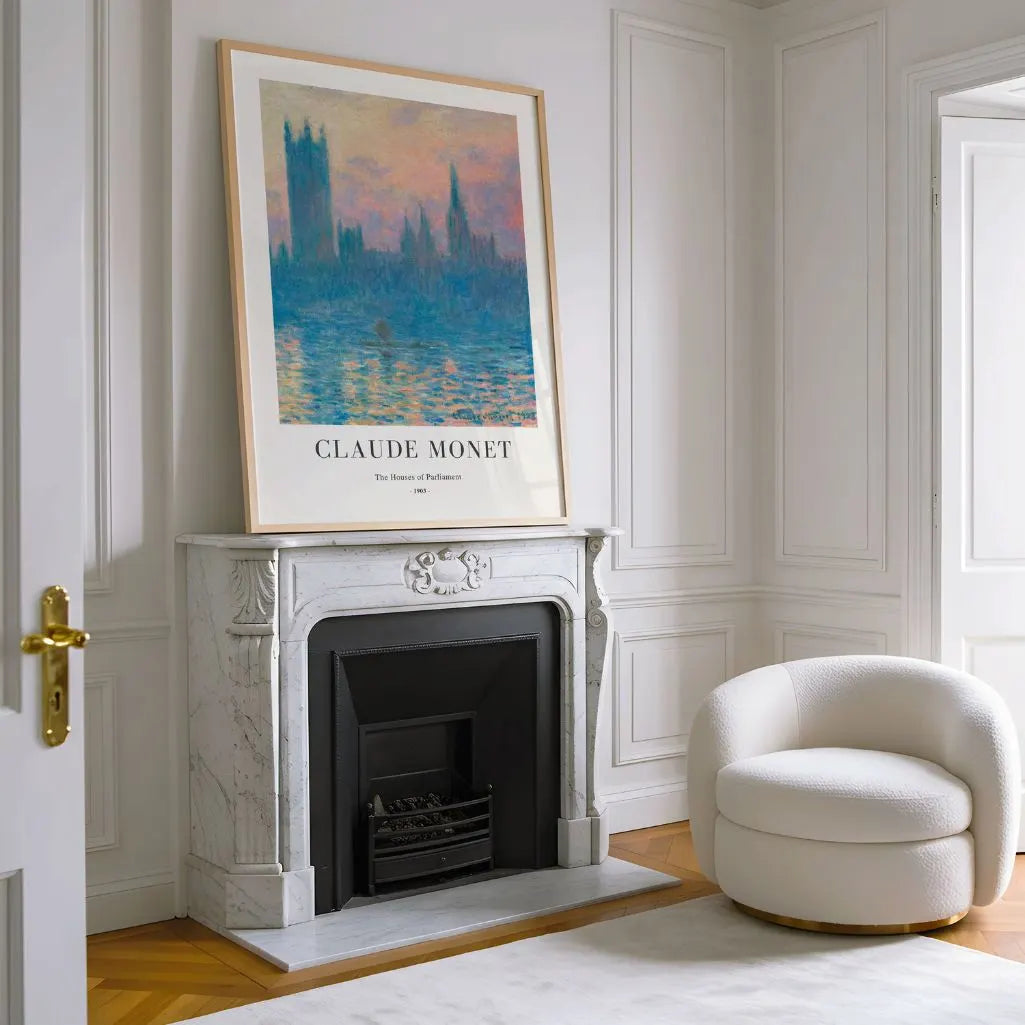 Claude Monet – Parlament w Londynie Plakat