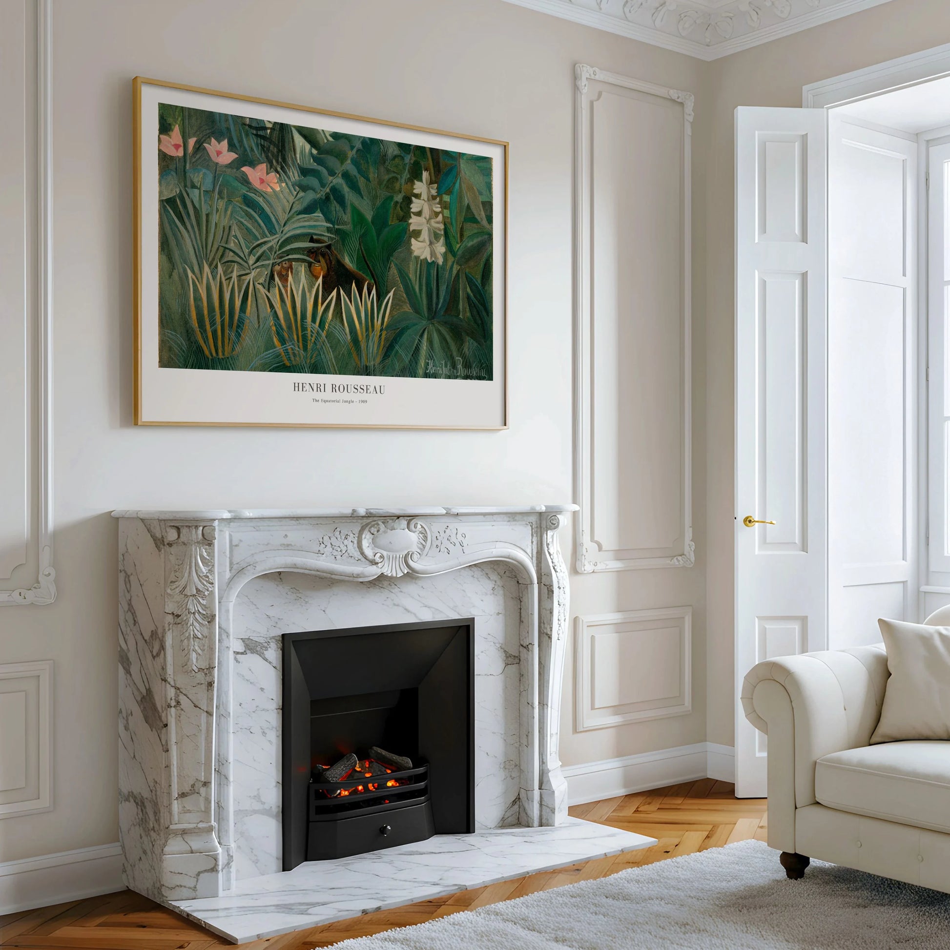 Henri Rousseau – Dżungla równikowa Plakat