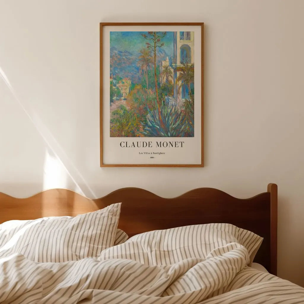 Claude Monet – Wille w Bordigherze Plakat