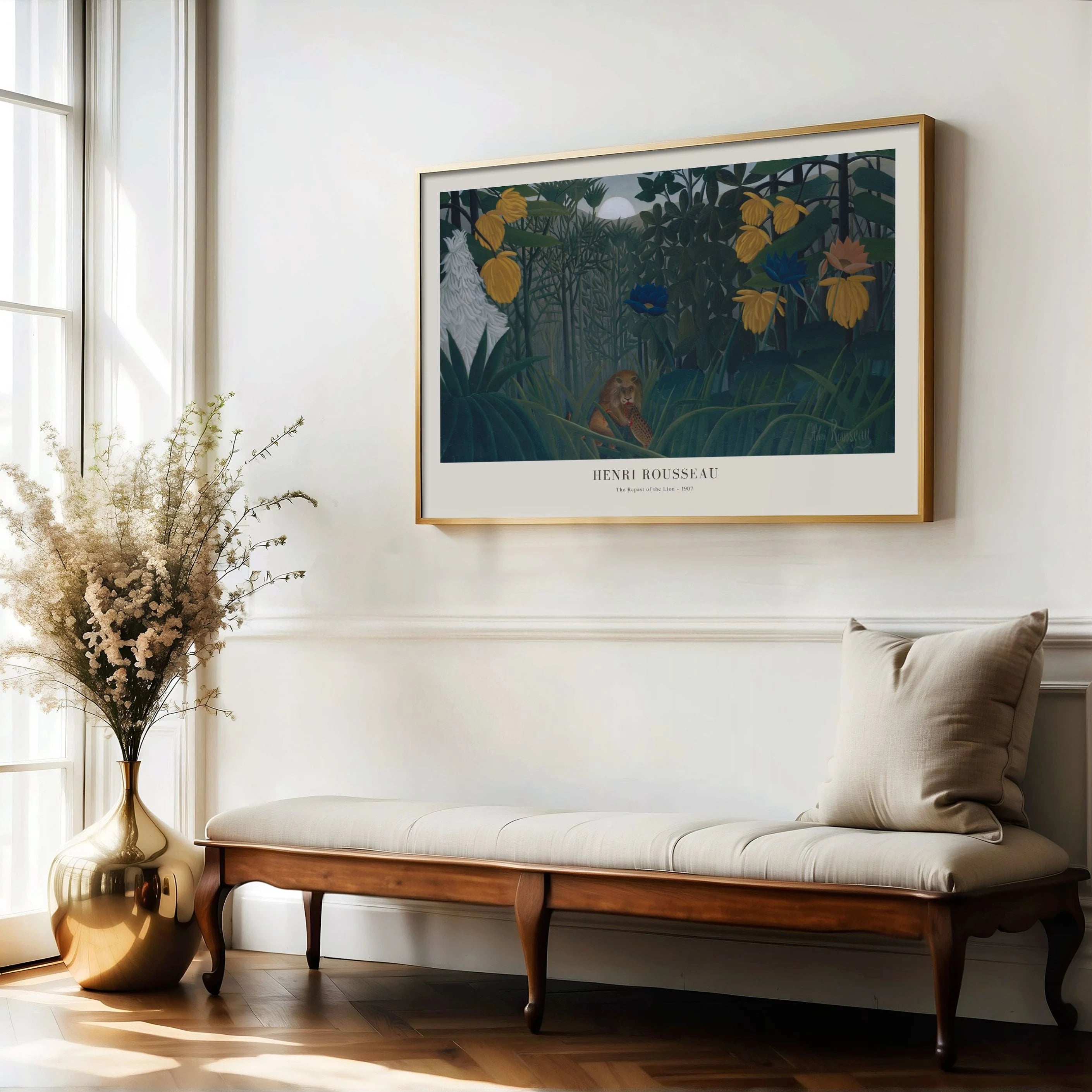 Henri Rousseau – Uczta lwa Plakat