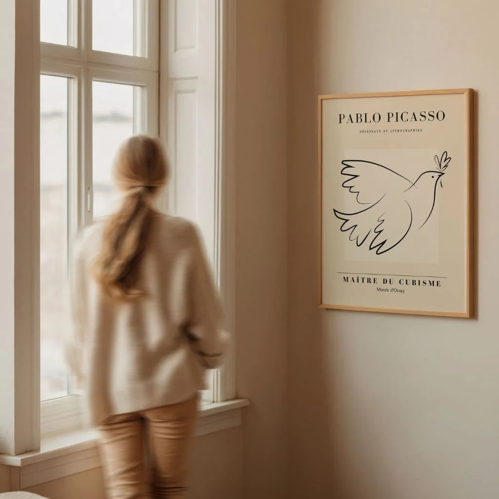Plakat inspirowany twórczością Pablo Picasso – Gołąb pokoju