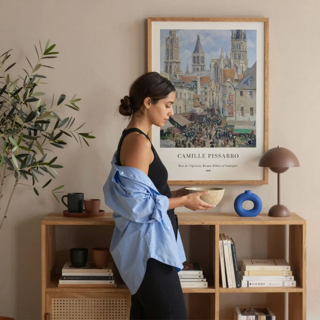 Camille Pissarro Plakat – Rue de l'Épicerie, Rouen (1898)