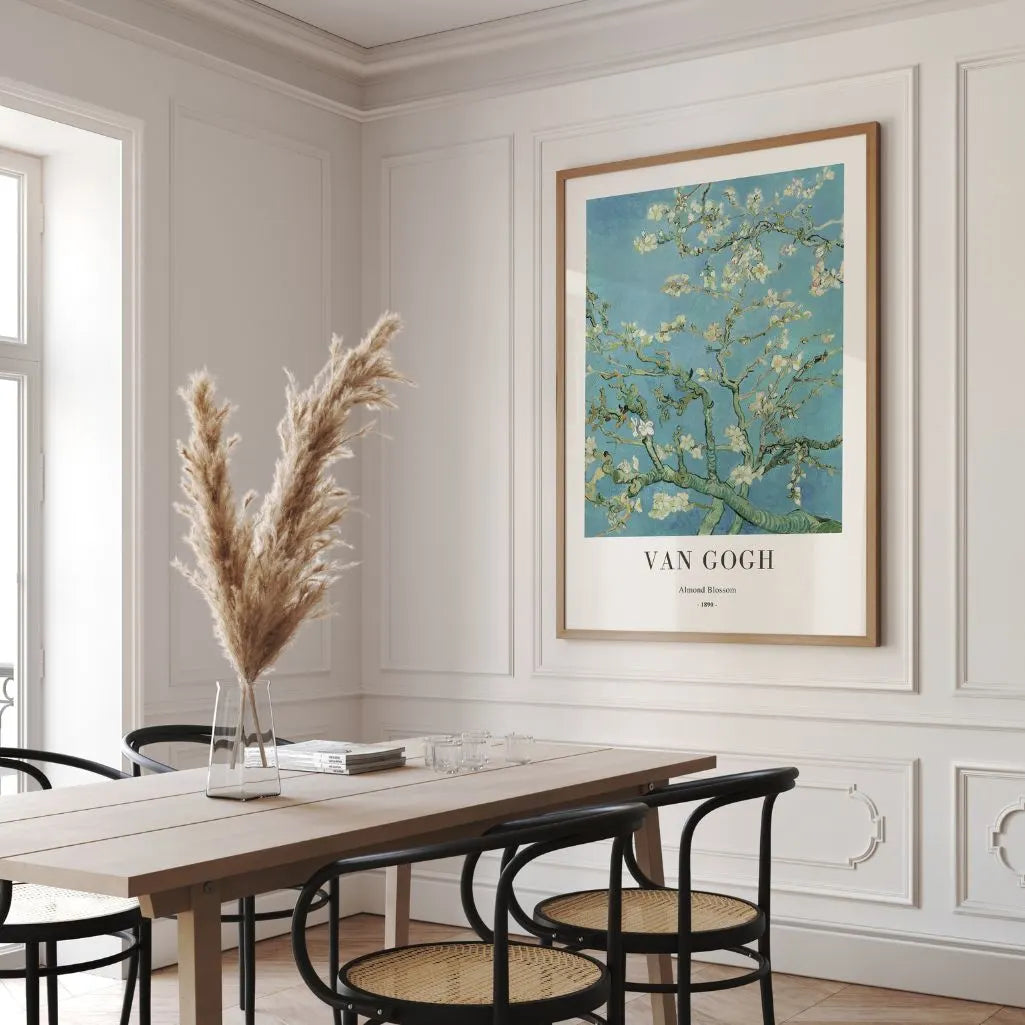 Plakat Van Gogha – Kwiat migdałowca, 1890