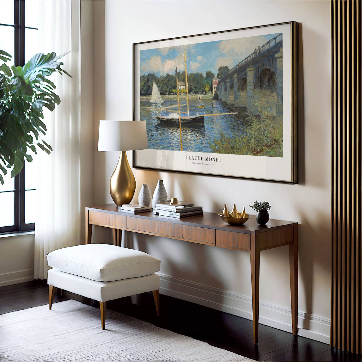 Plakat Claude Monet – Most w Argenteuil