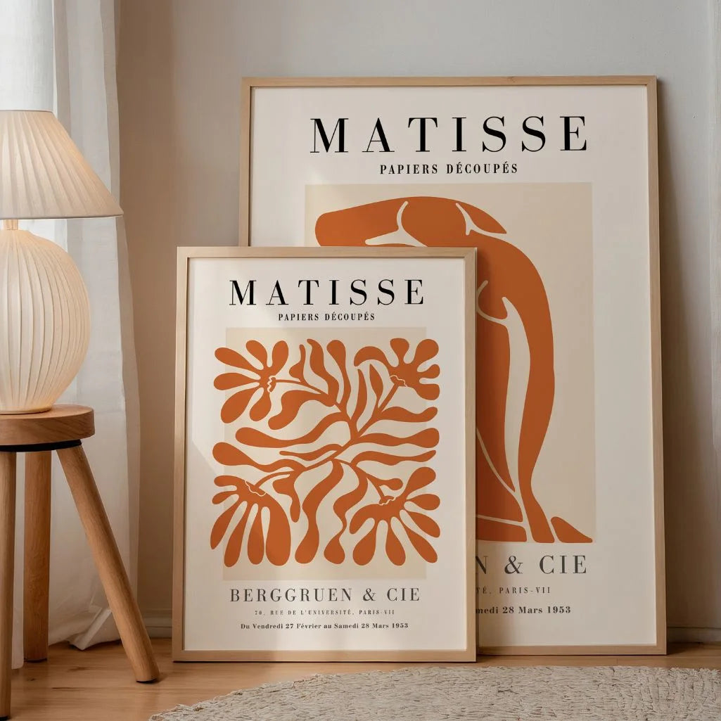 Matisse Warm Organic Poster Set of 2