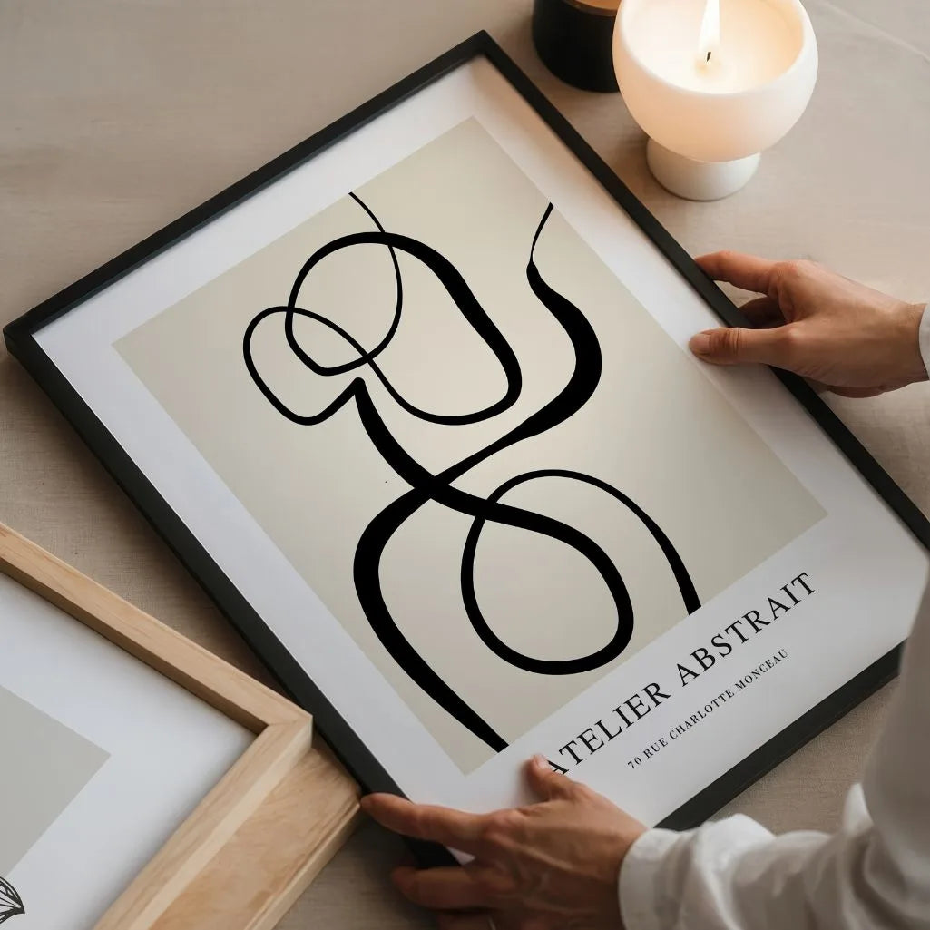 Plakat – Abstrakcyjna linia