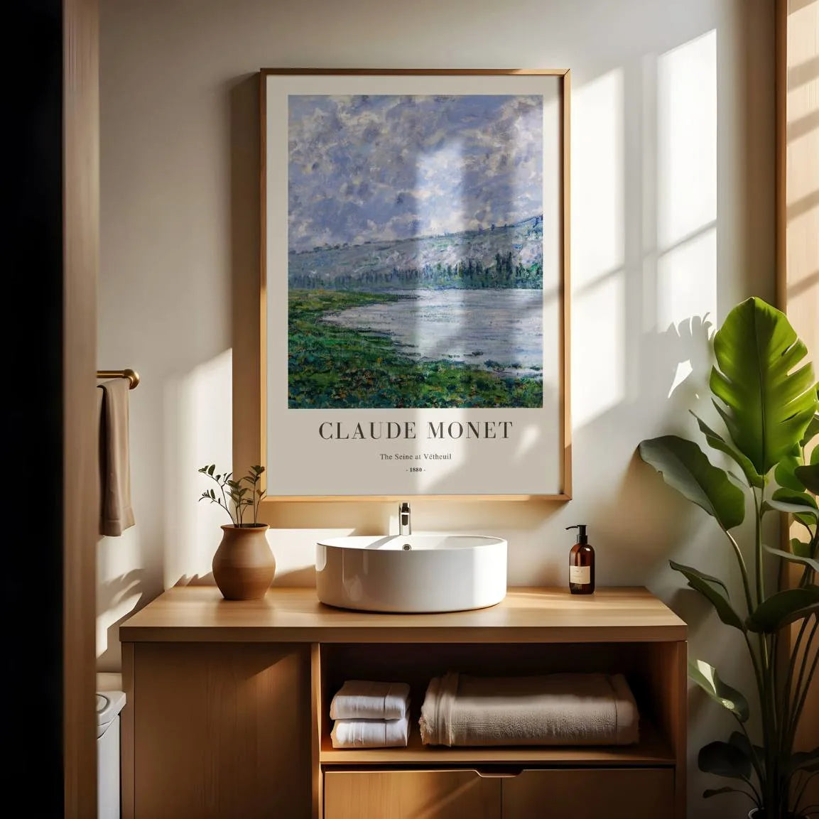 Plakat Claude Monet – Sekwana w Vétheuil