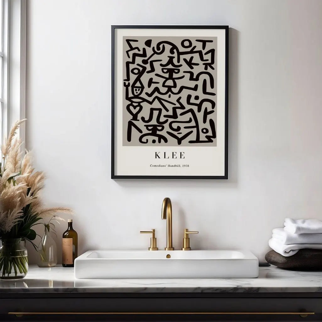 Paul Klee Plakat – Ulotka komediantów, 1938