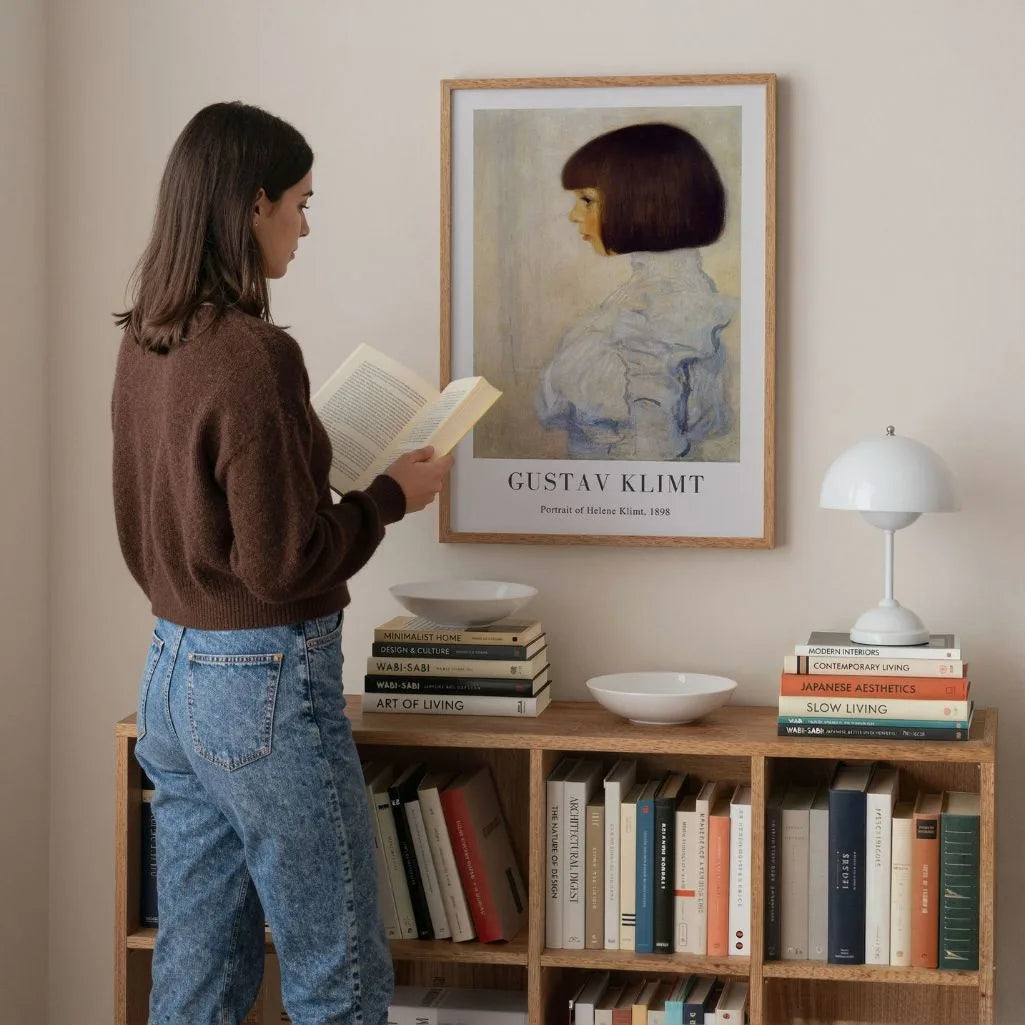 Gustav Klimt – Portret Helene Klimt Plakat (1898)