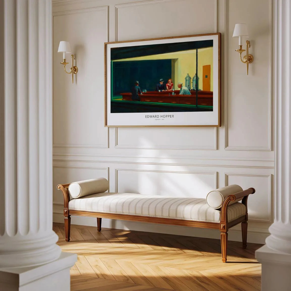 Plakat Edwarda Hoppera – Nighthawks, 1942