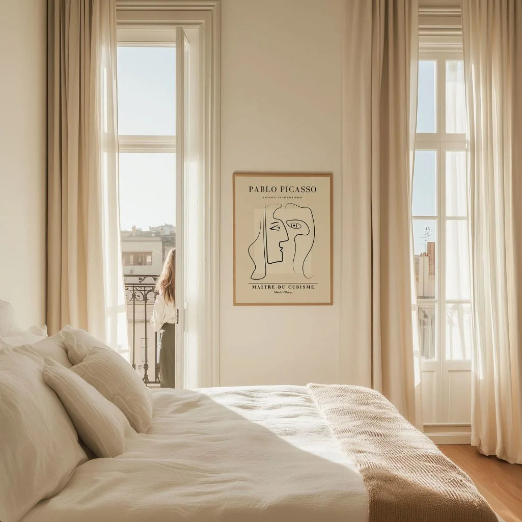 Plakat inspirowany twórczością Pablo Picasso – Dialog dusz