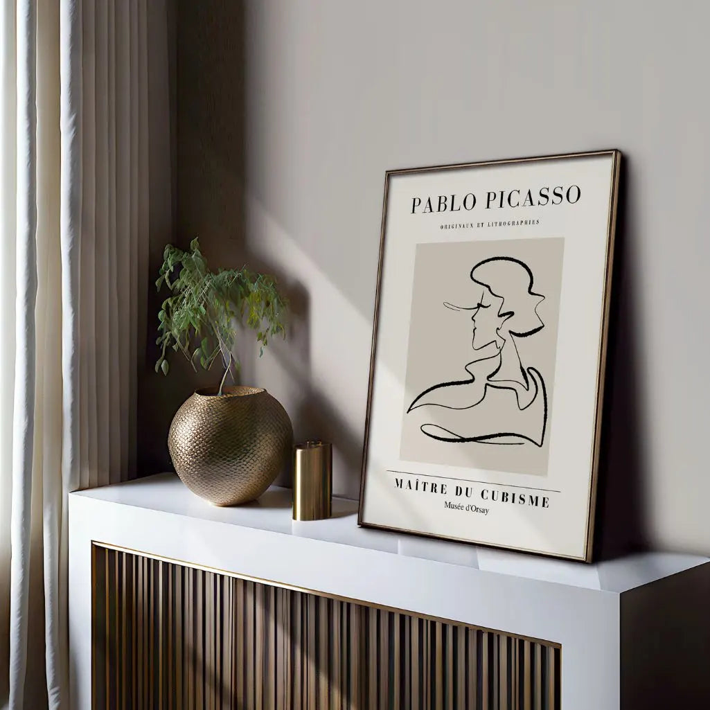 Plakat inspirowany twórczością Pablo Picasso – Profil artysty