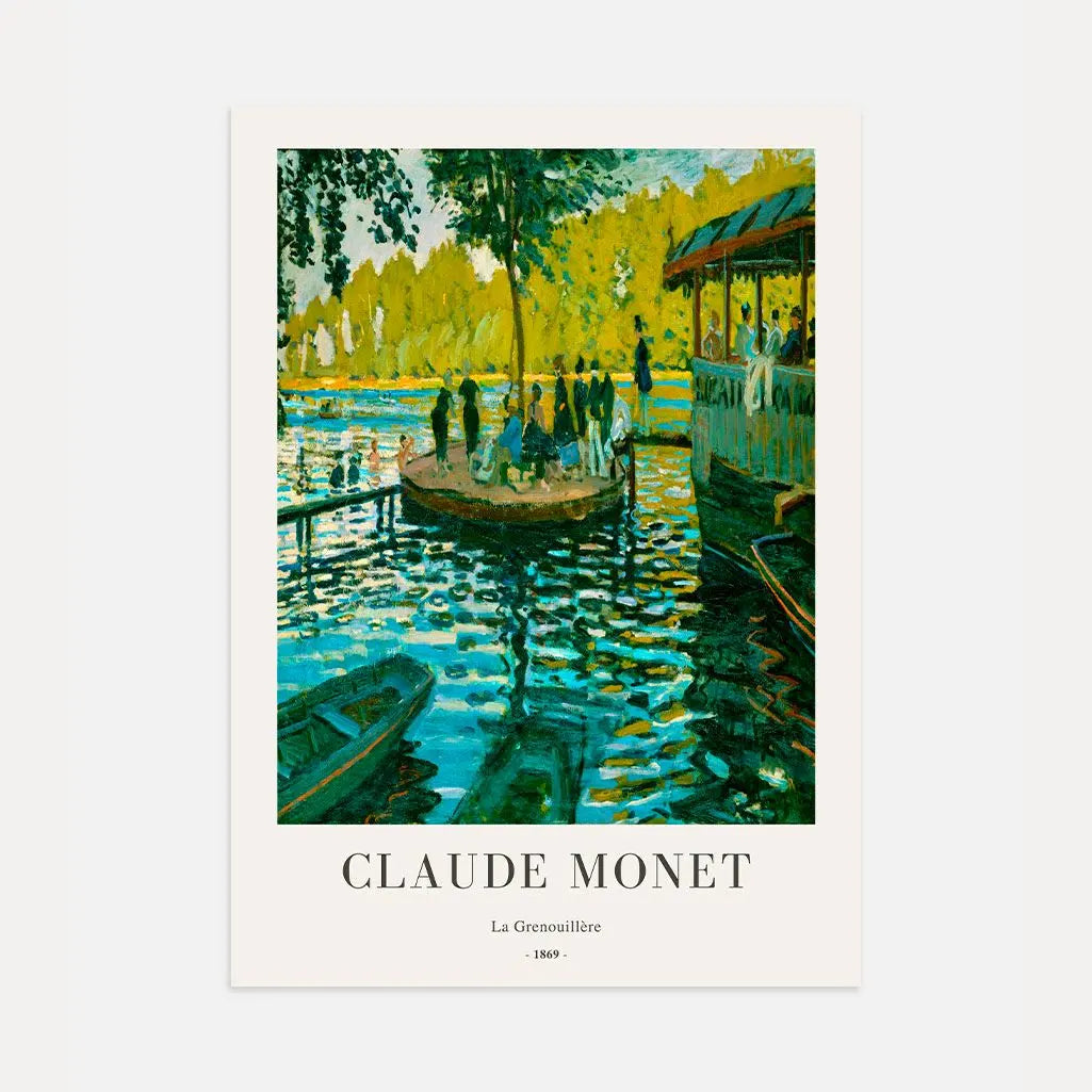Claude Monet – Kąpielisko Żab Plakat