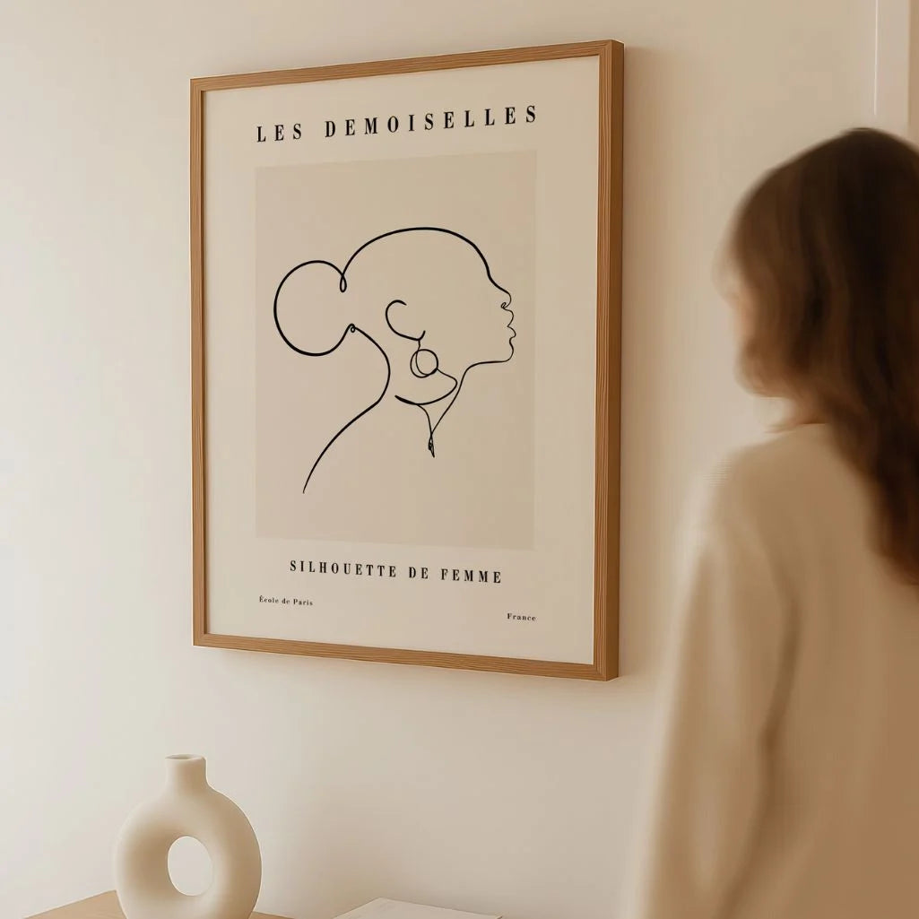 Plakat – Kobiecy profil