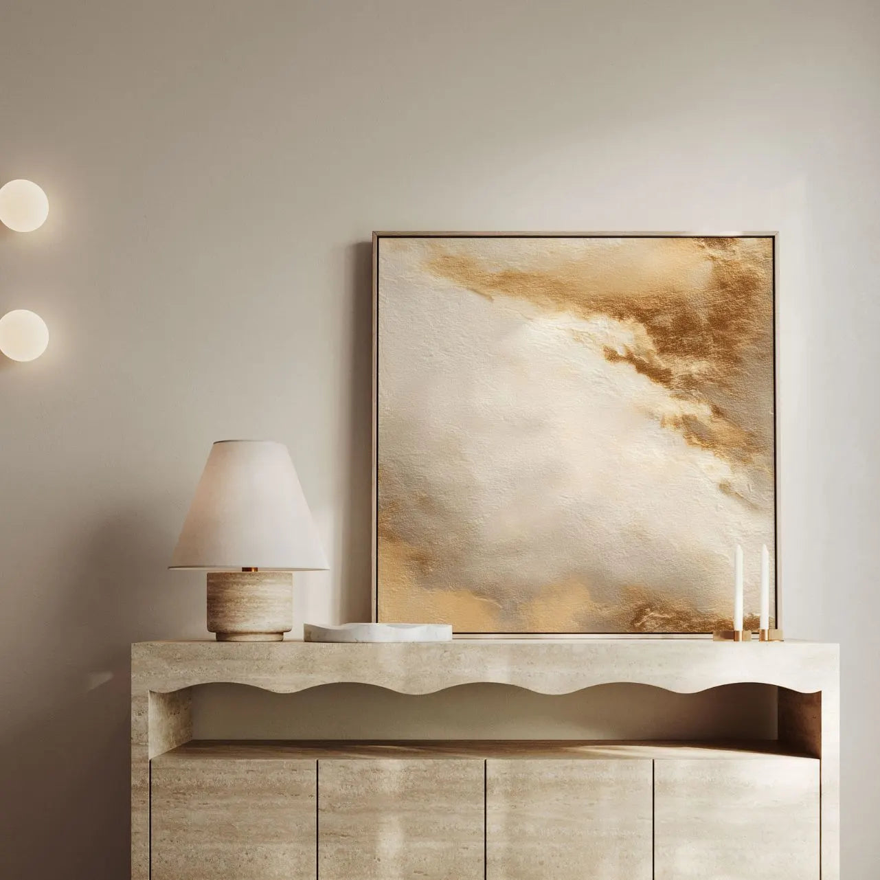 Obraz na płótnie w ramie – Oddech piasku