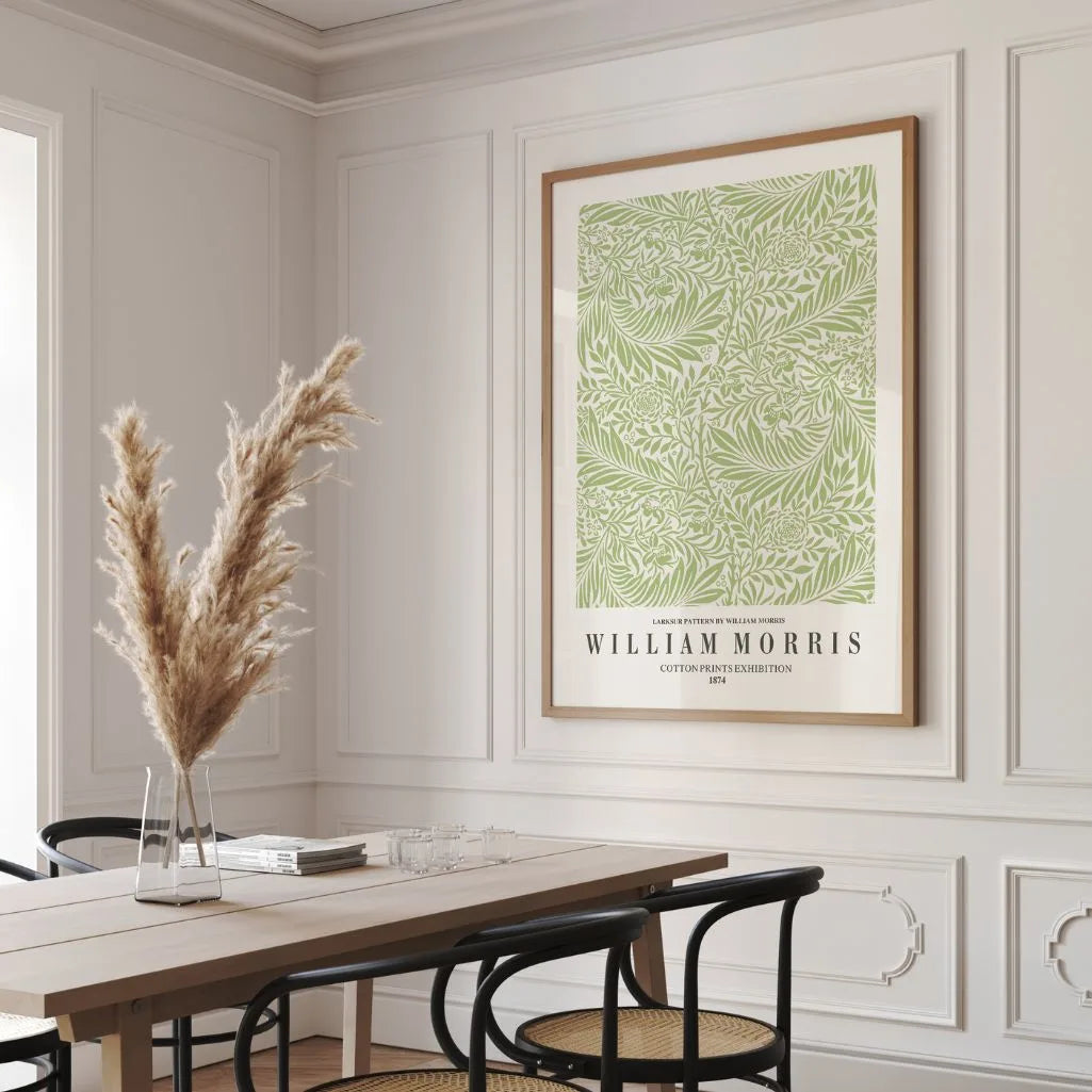 Plakat – Larkspur Pastelowa Zieleń