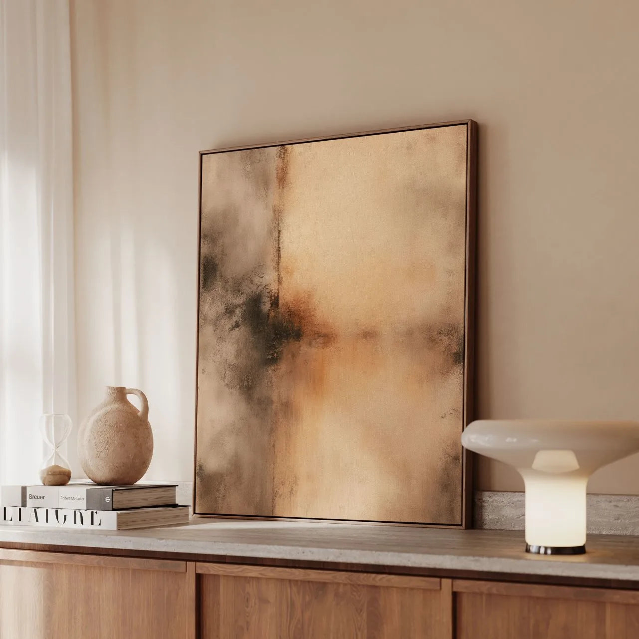 Obraz na płótnie w ramie – Ciepło ciszy