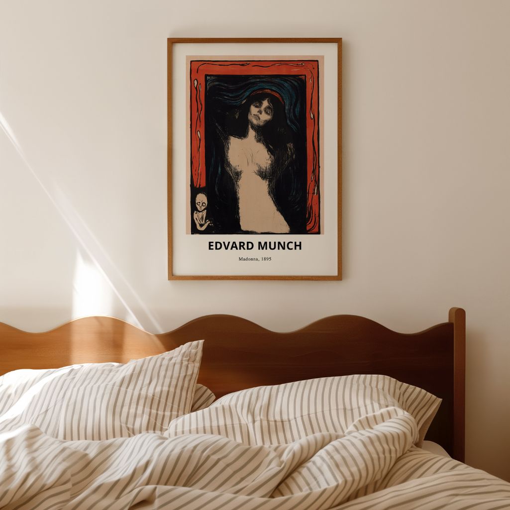 Plakat Edvarda Muncha – Madonna, 1895