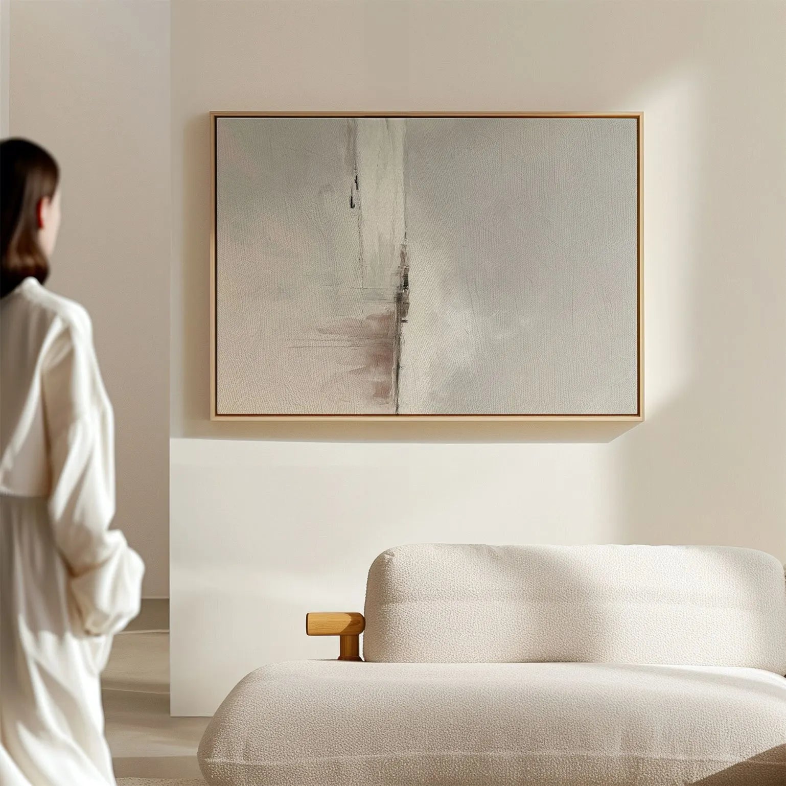 Obraz na płótnie w ramie – Północne światło