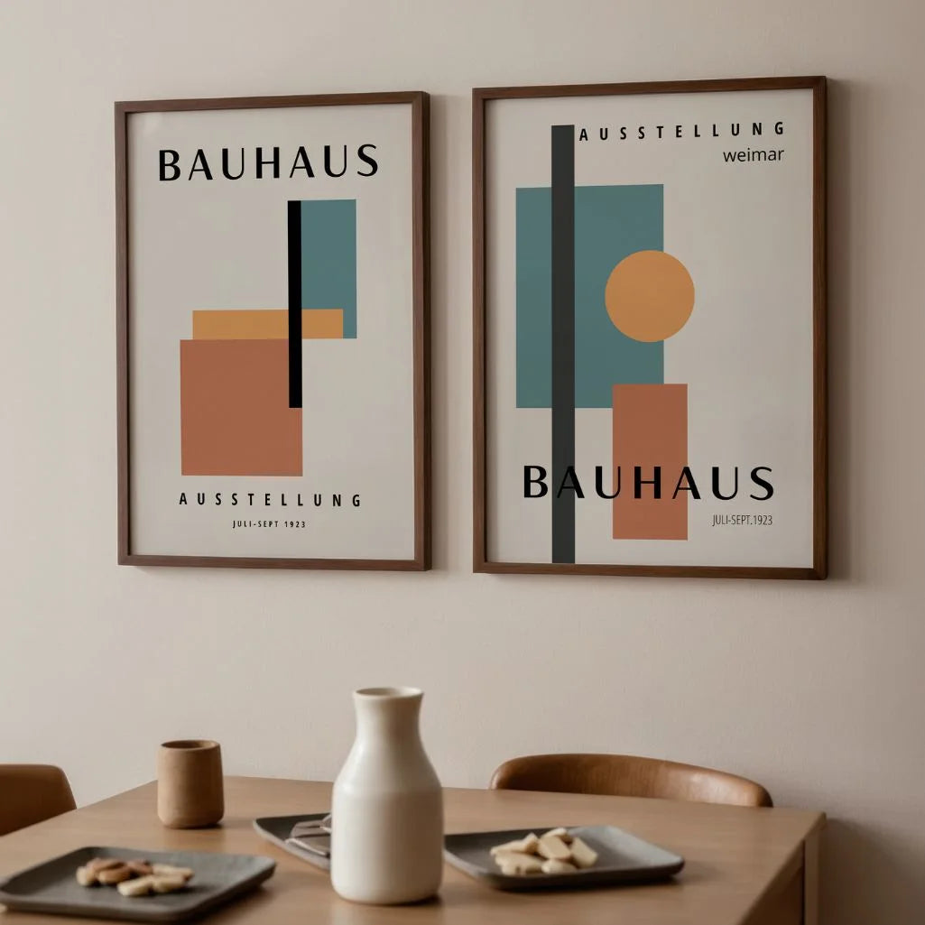 Bauhaus Formy Koloru – Zestaw 2 plakatów