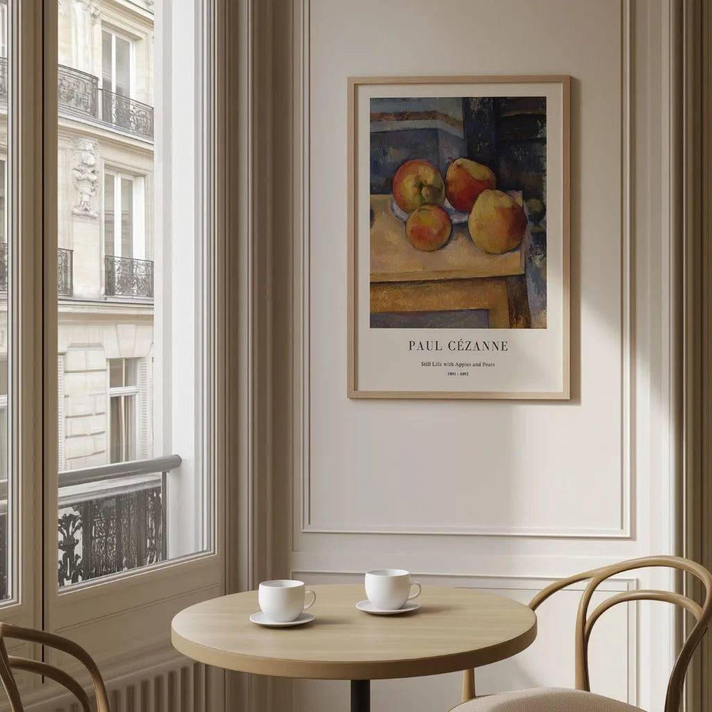 Paul Cézanne – Martwa natura z jabłkami i gruszkami Plakat(1891–1892)