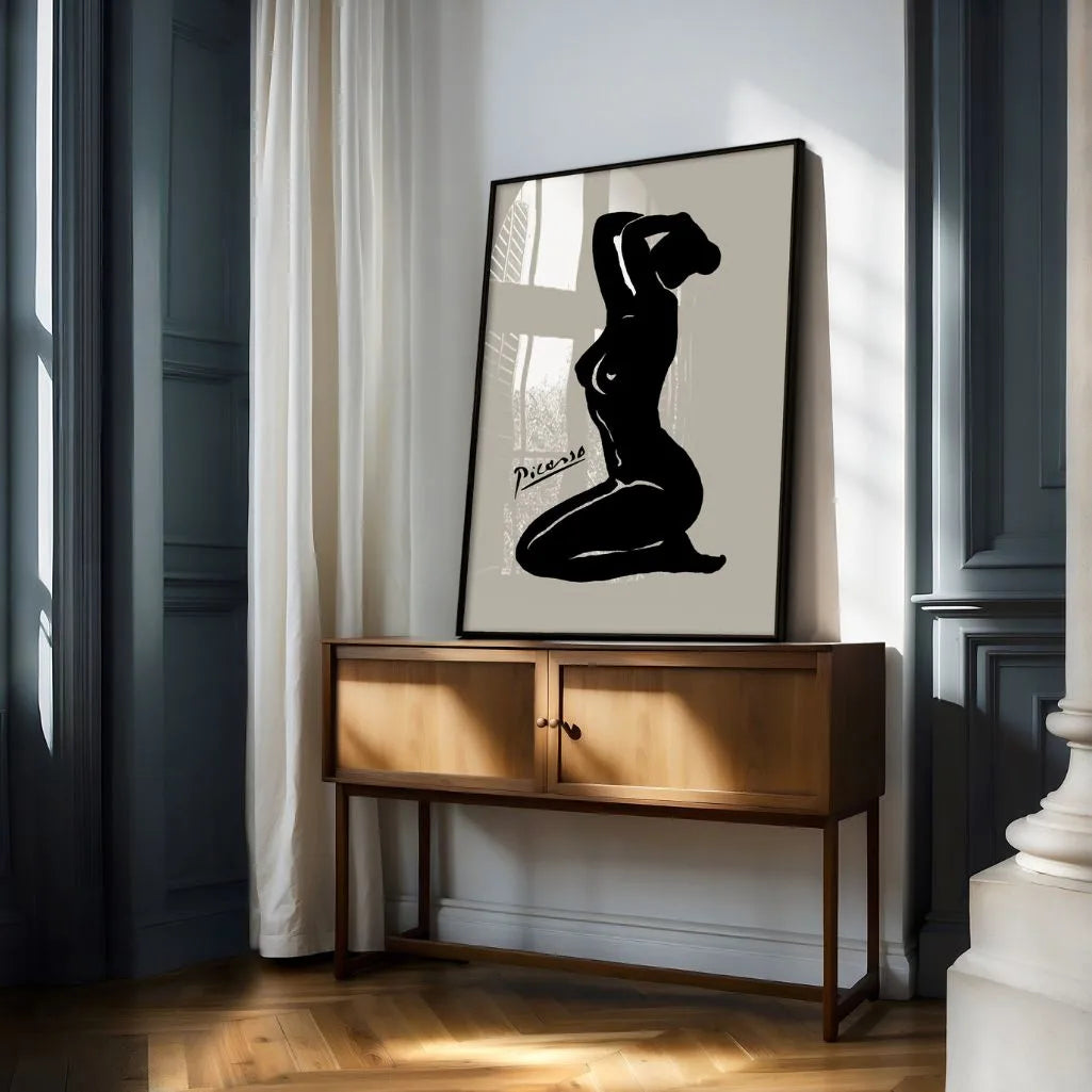 Plakat inspirowany twórczością Pablo Picasso – Kobieca sylwetka