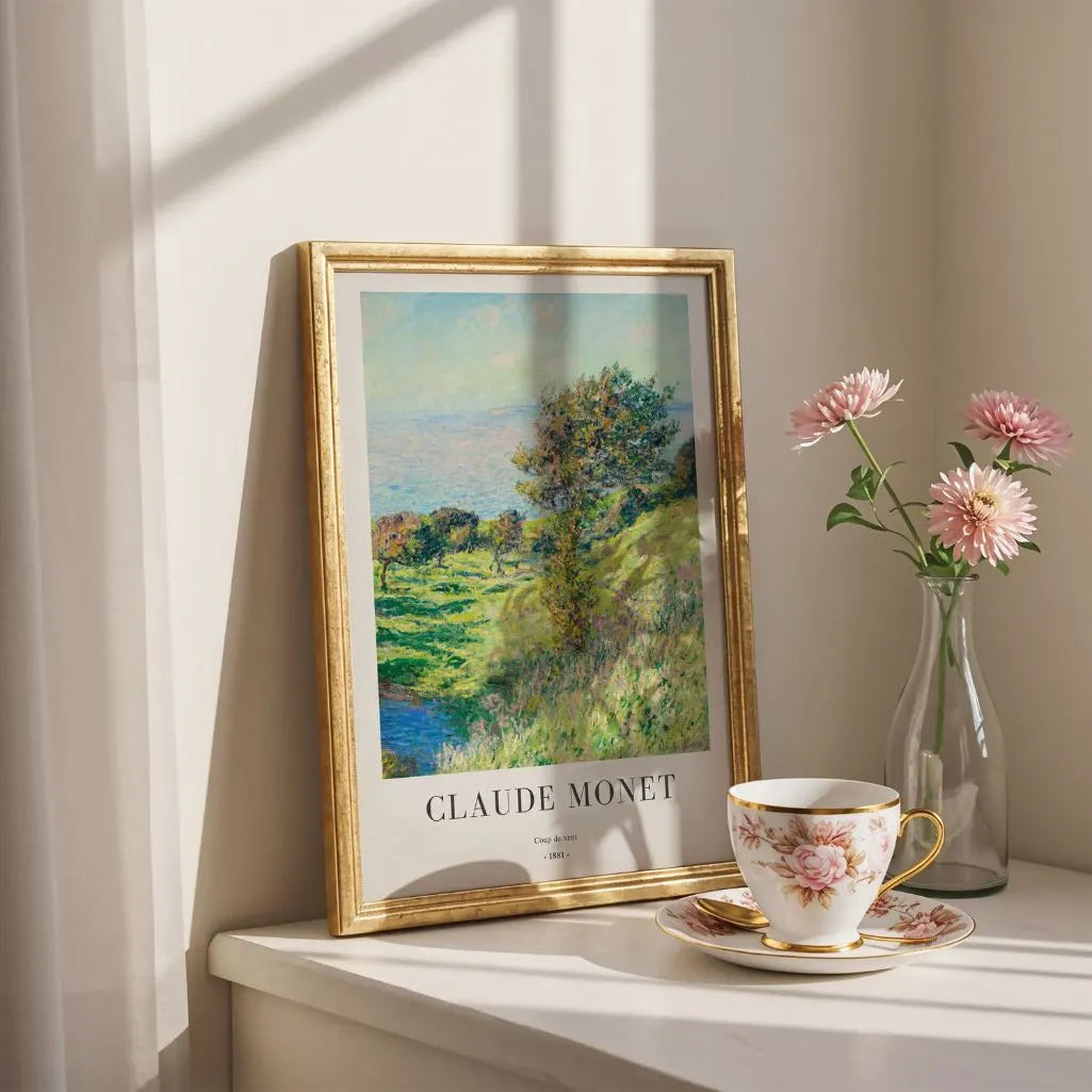 Claude Monet – Podmuch wiatru (1881) Plakat