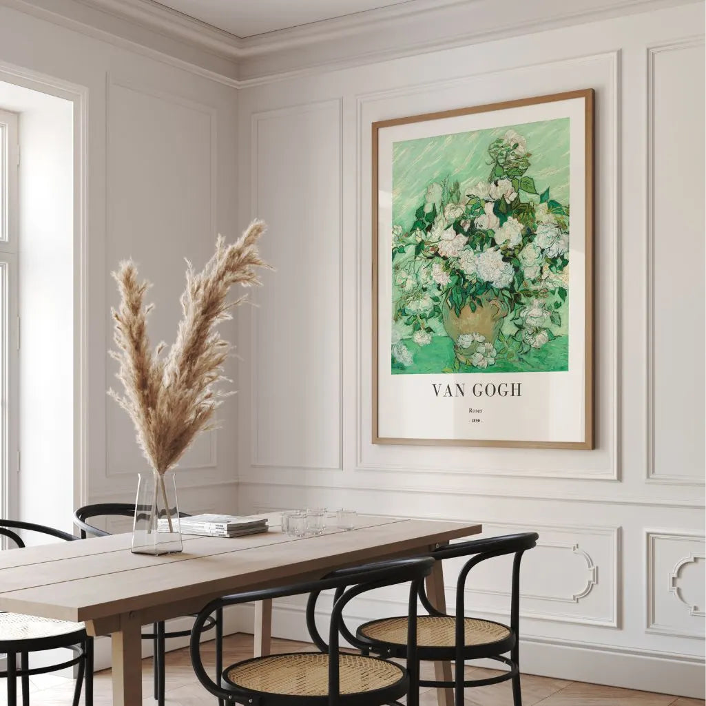 Plakat Van Gogha – Róże, 1890