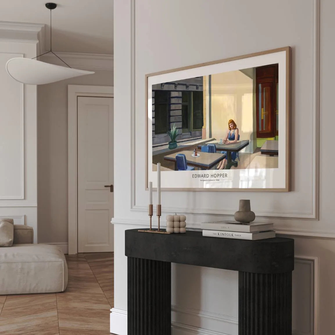 Plakat Edwarda Hoppera – Słońce w kawiarni, 1958