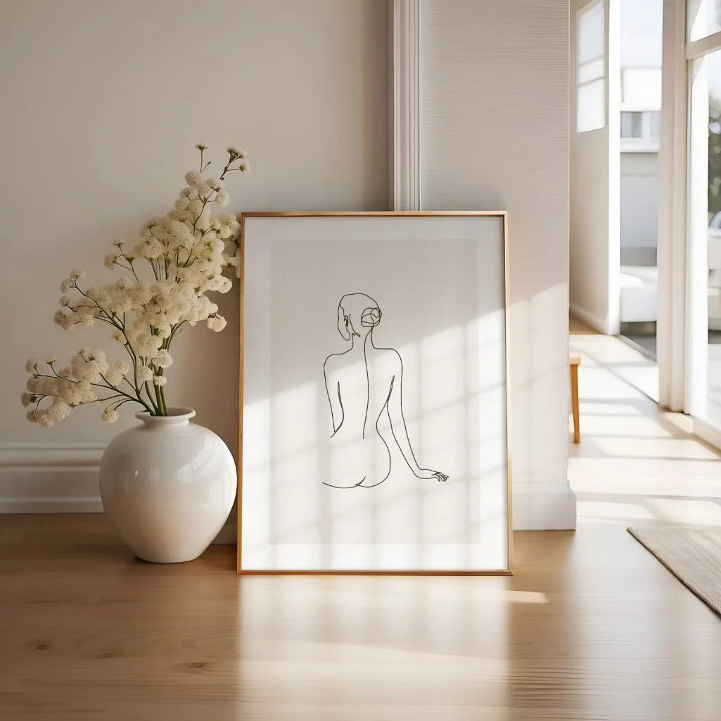 Plakat – Spokojna sylwetka