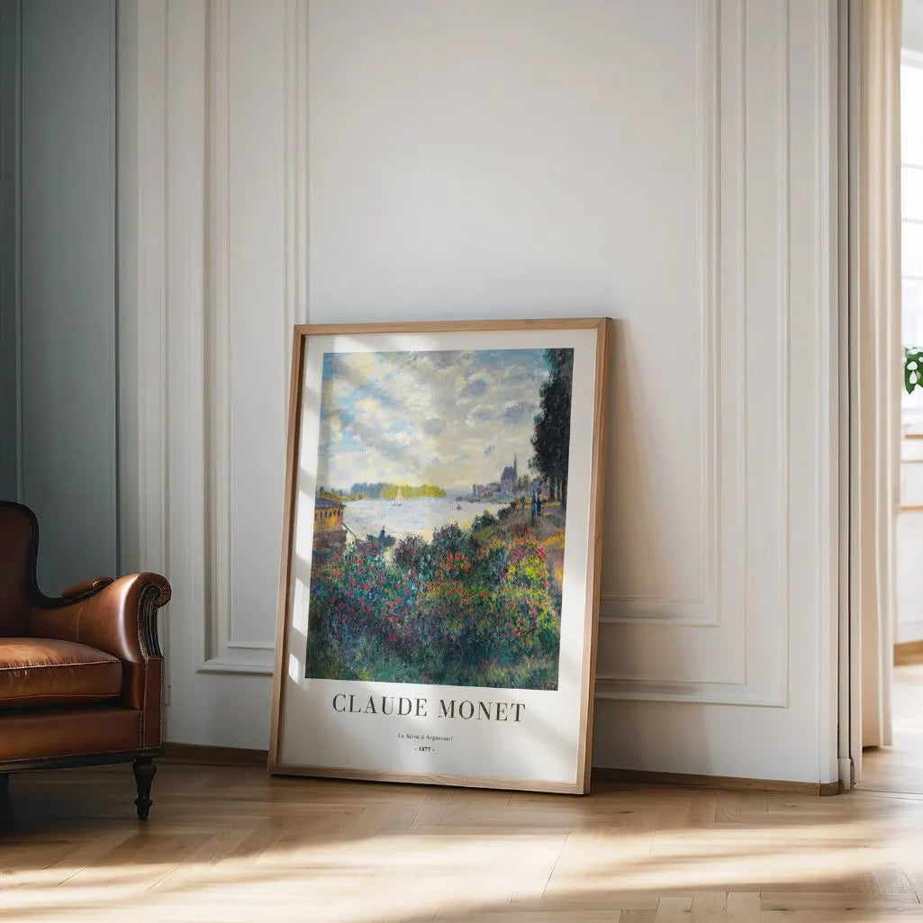 Claude Monet – Sekwana w Argenteuil (1877) Plakat