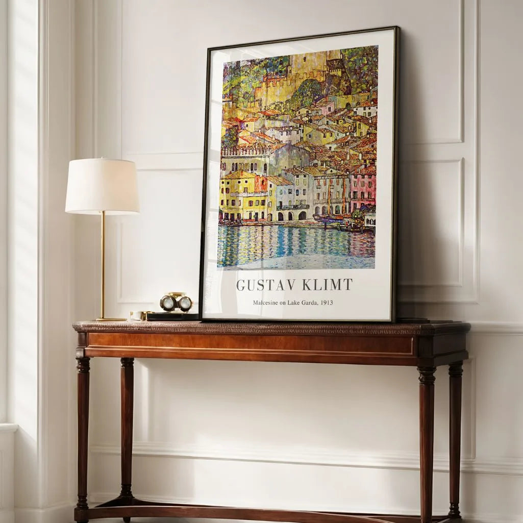 Gustav Klimt Plakat – Malcesine nad jeziorem Garda (1913)