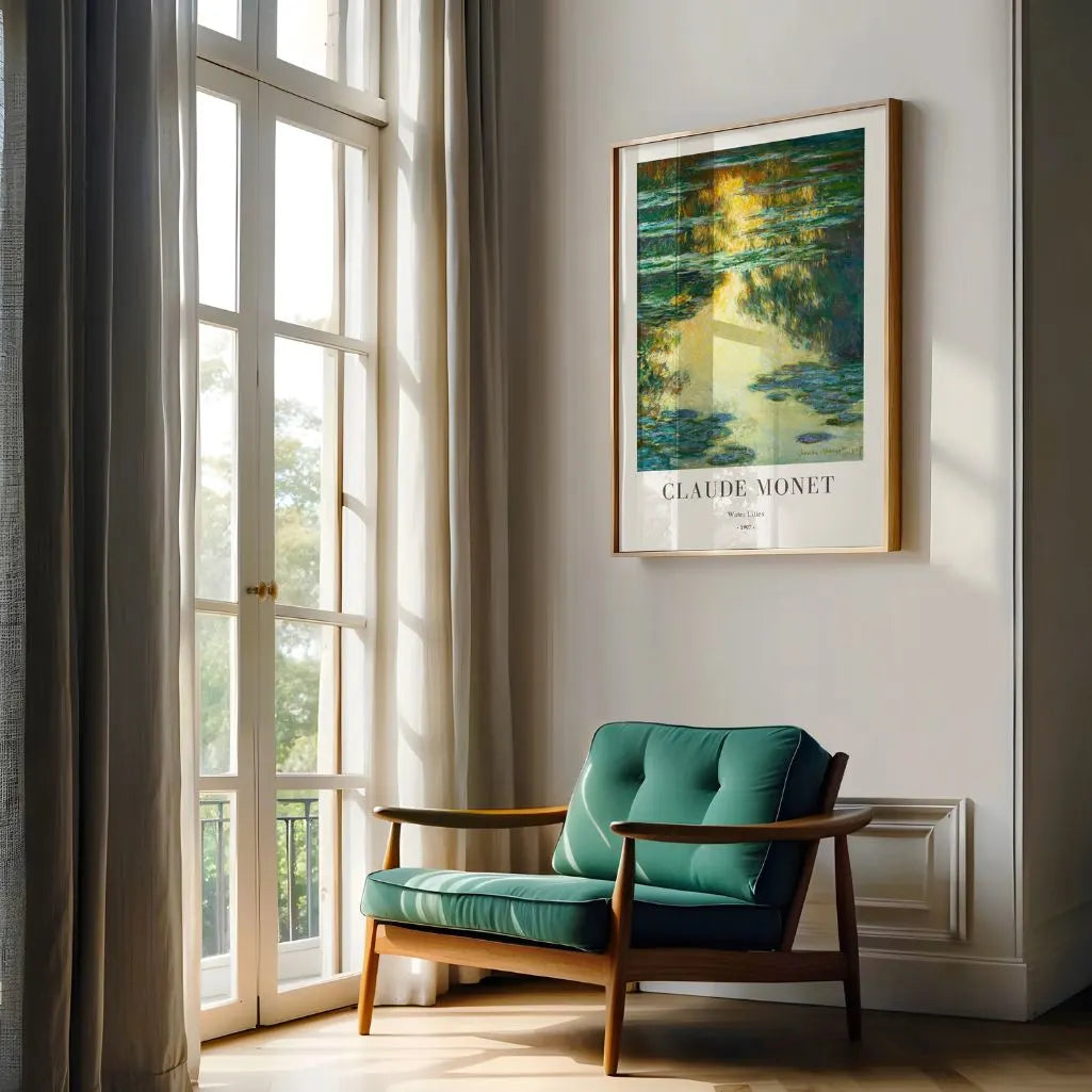 Plakat Claude Monet – Lilie wodne, 1907