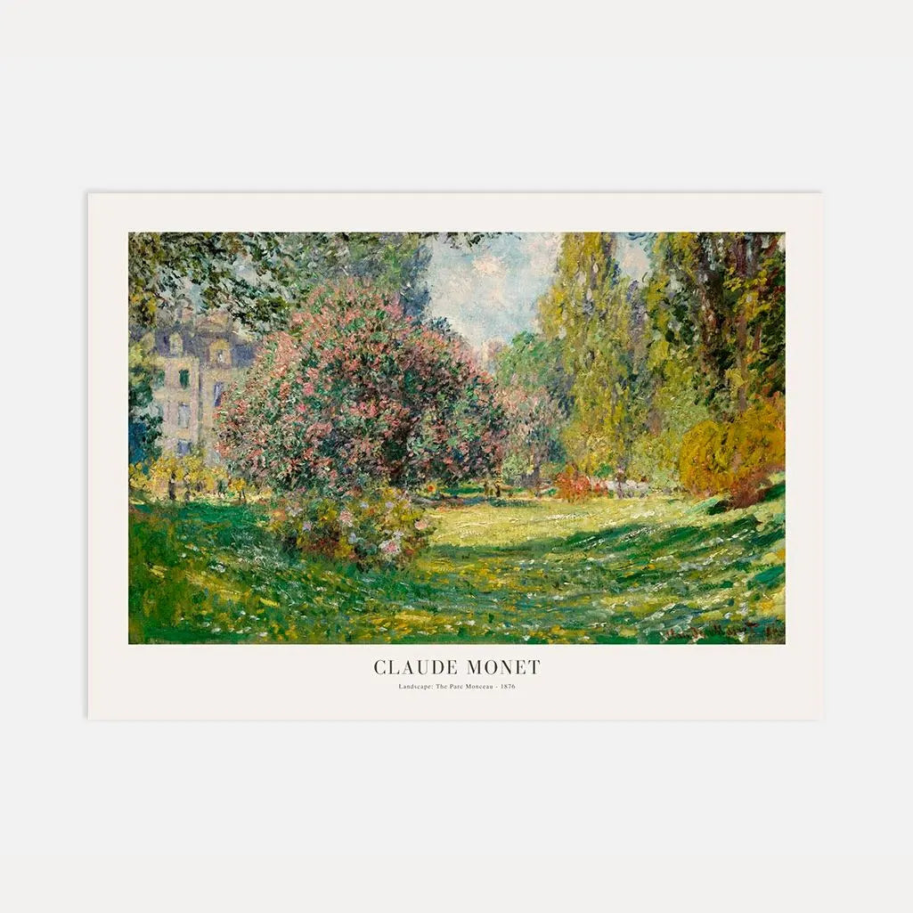 Plakat Claude Monet – Wiosna w Parc Monceau