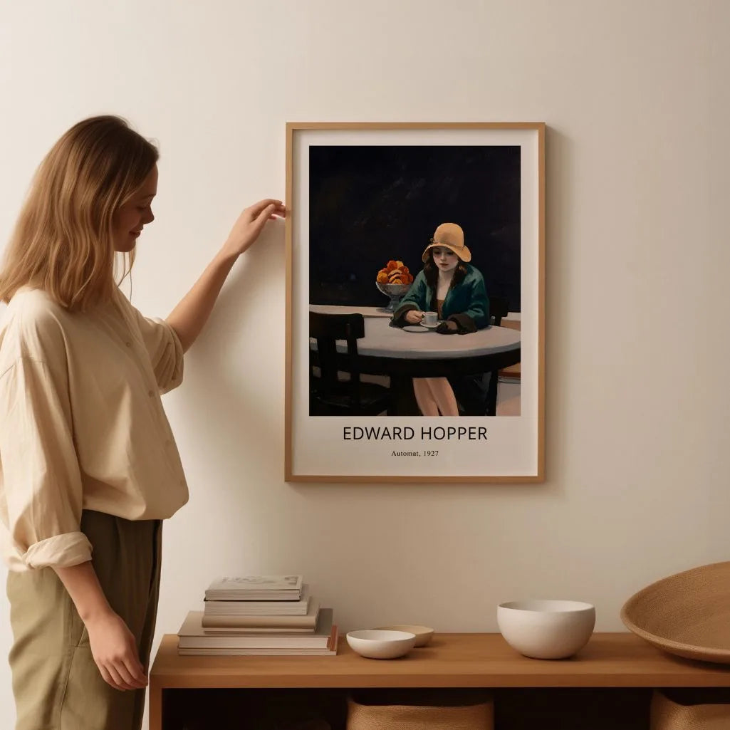 Plakat Edward Hopper – Automat 1927