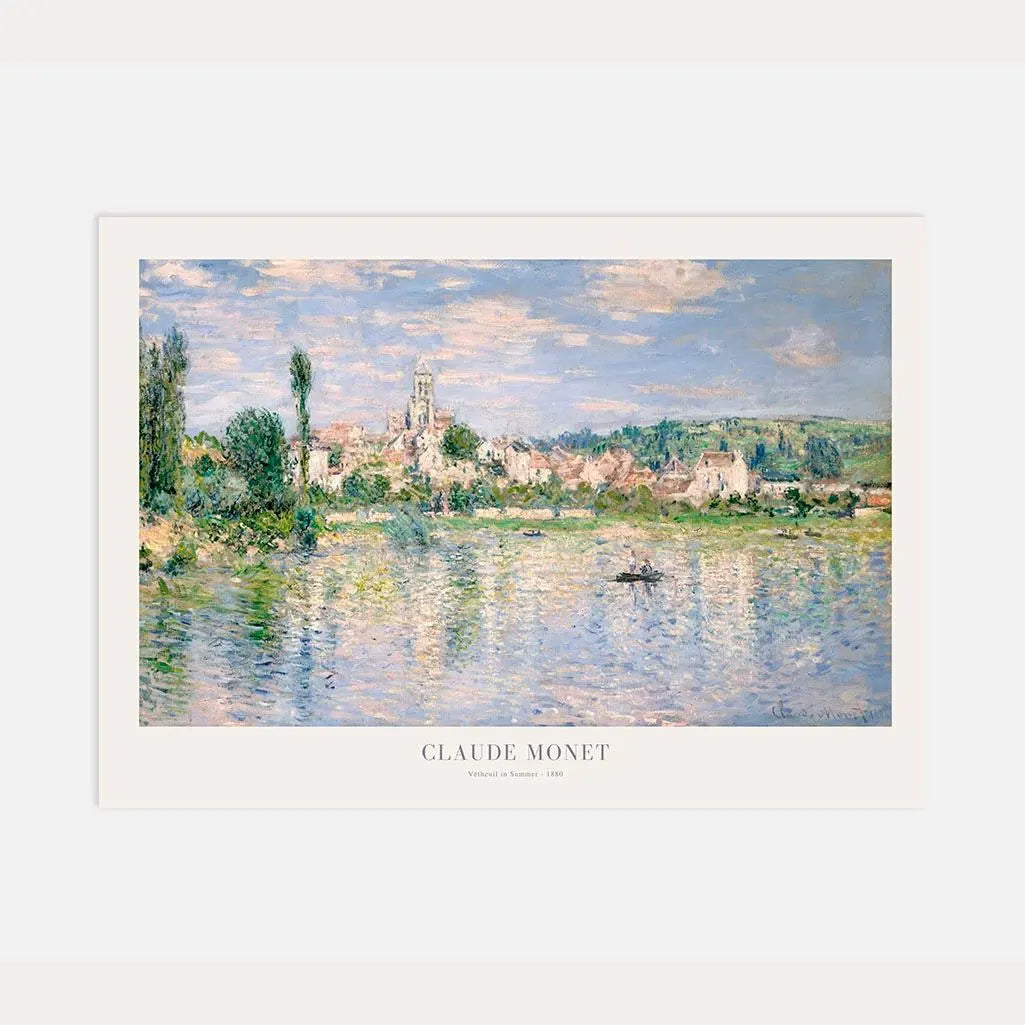 Claude Monet – Vétheuil latem Plakat, 1880