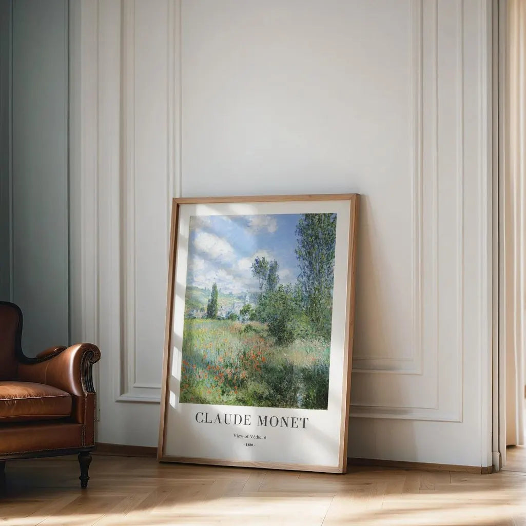 Plakat Claude Monet – Widok Vétheuila, 1880