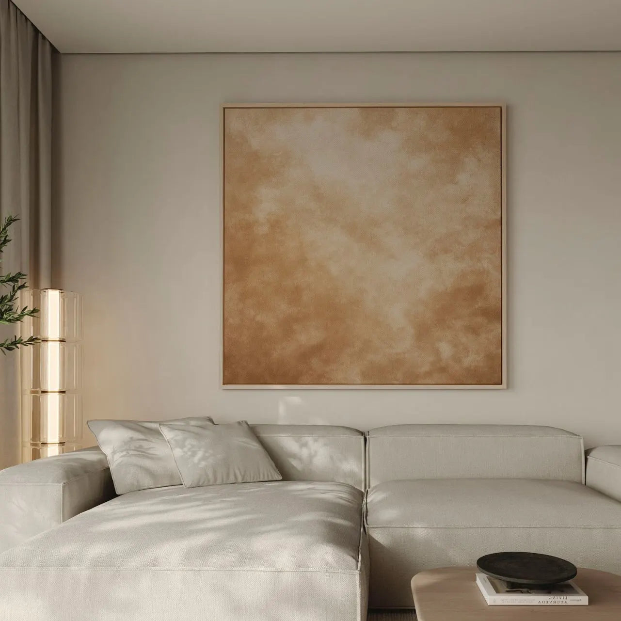 Obraz na płótnie w ramie – Cisza pustyni