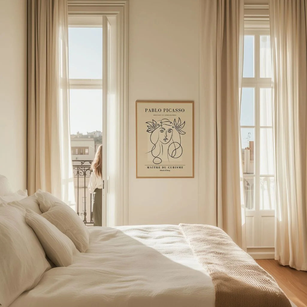 Plakat inspirowany twórczością Pablo Picasso – Liniowa bogini