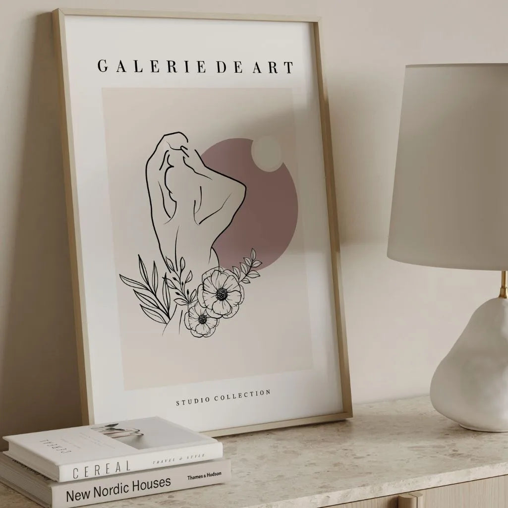 Plakat – Kwiatowa sylwetka