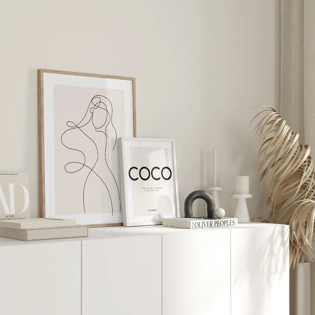 Plakat – Taniec kobiecych linii