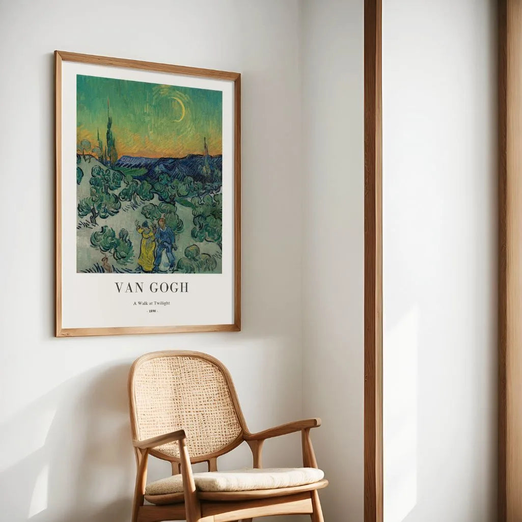 Plakat Vincent van Gogh – Spacer o zmierzchu