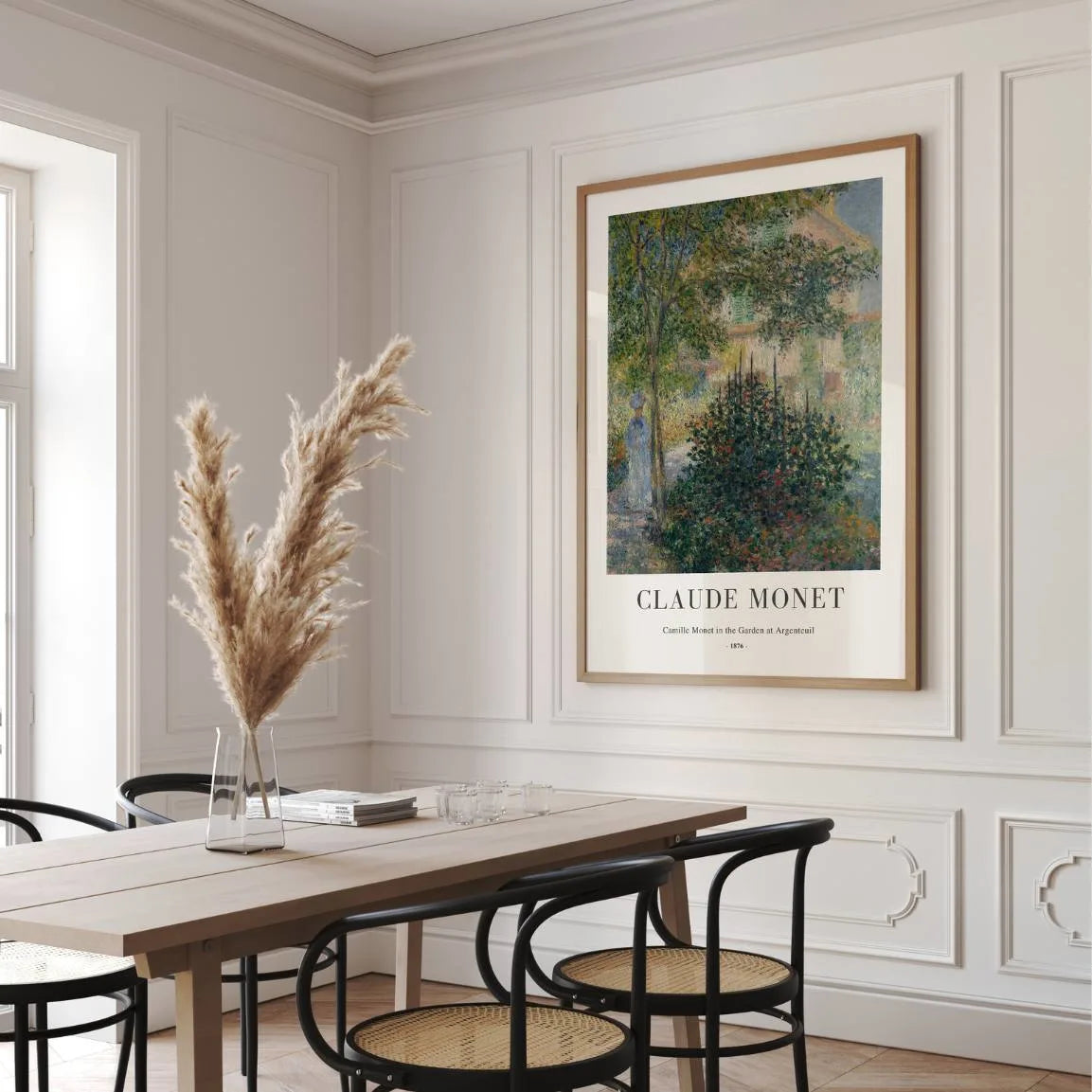 Plakat Claude Monet – Camille w ogrodzie