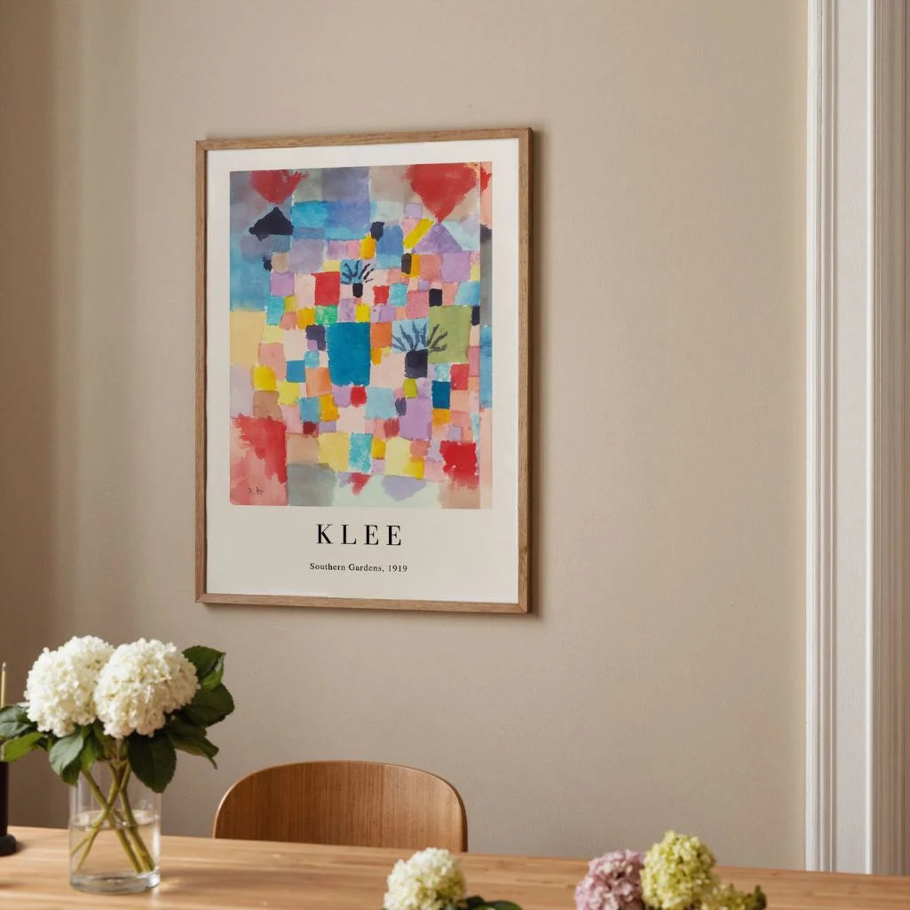 Paul Klee Plakat – Ogrody Południa 1919