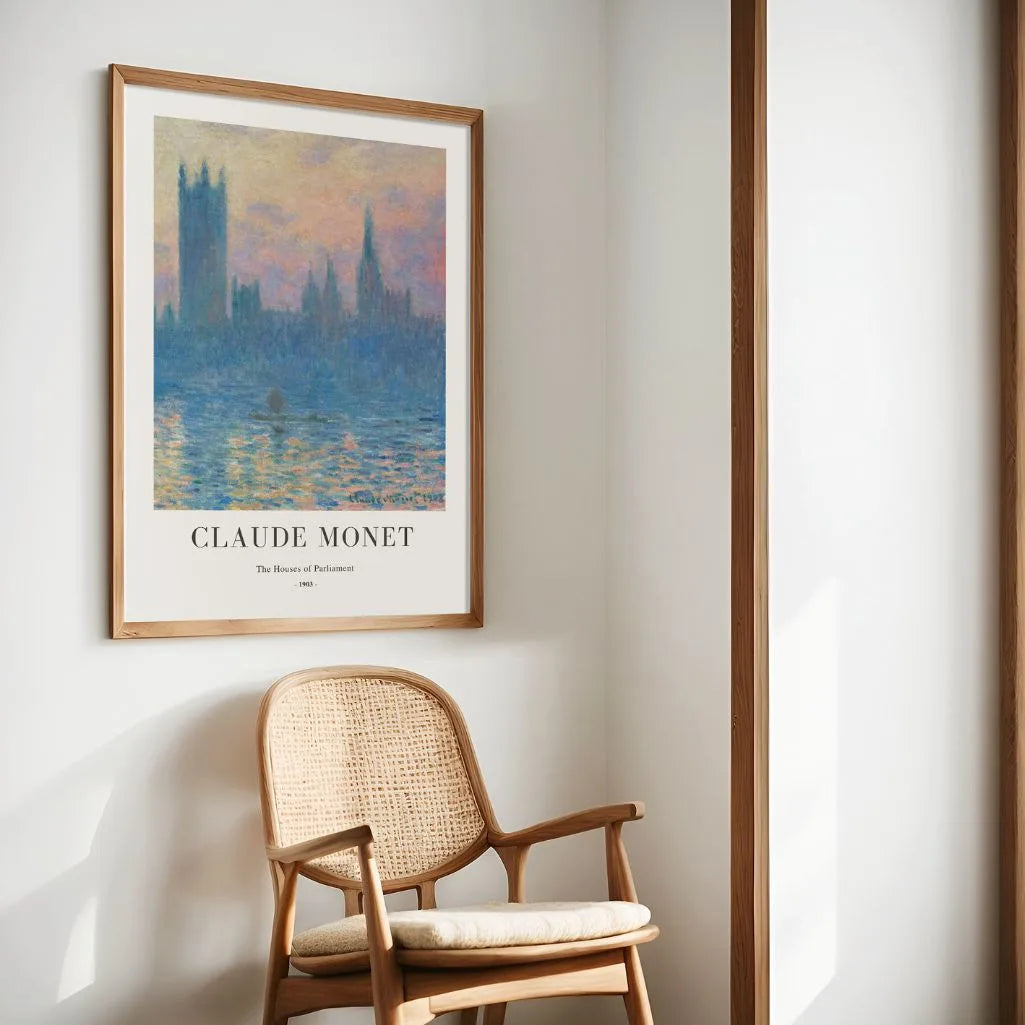 Claude Monet – Parlament w Londynie Plakat