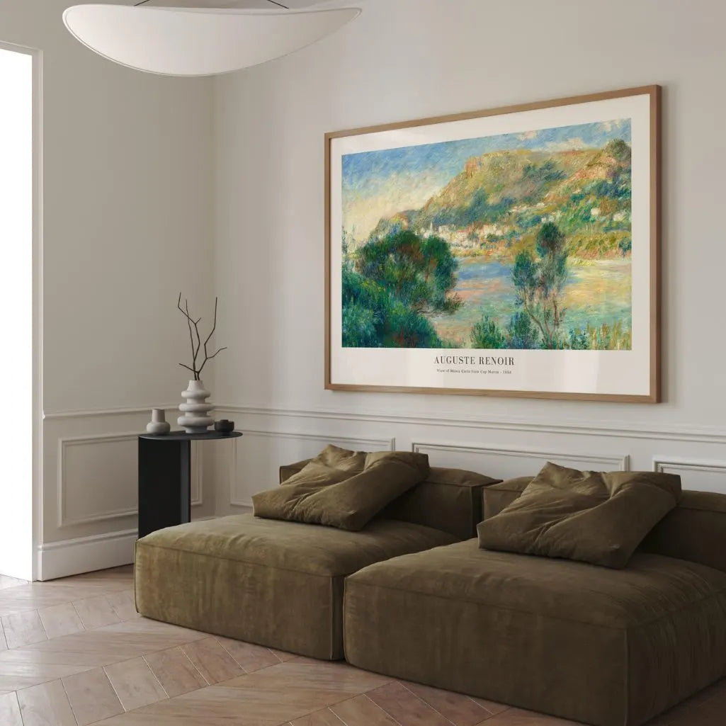 Auguste Renoir – Widok na Menton Plakat