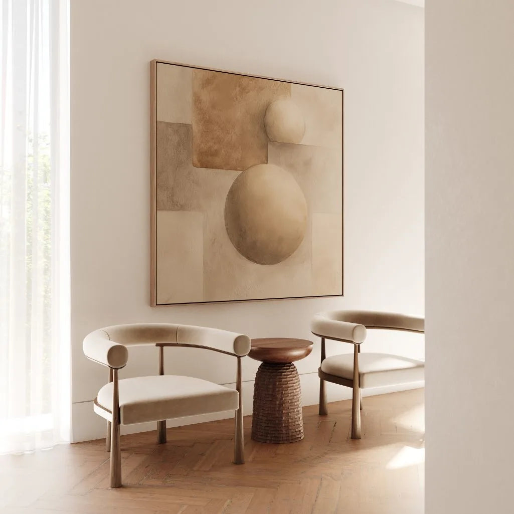 Obraz na płótnie w ramie – Geometryczna harmonia