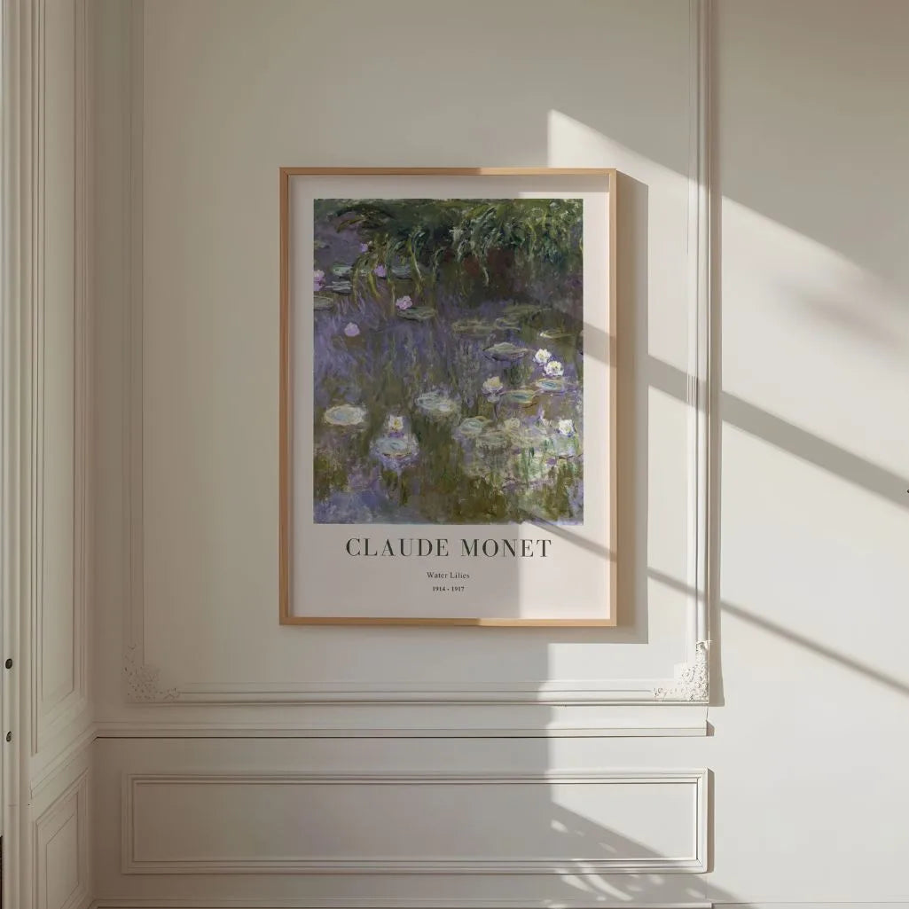 Claude Monet – Nenufary w stawie Plakat, 1914–1917