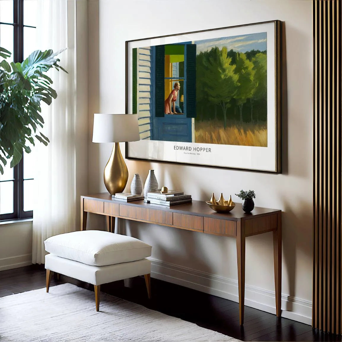 Plakat Edward Hopper – Poranek w Cape Cod