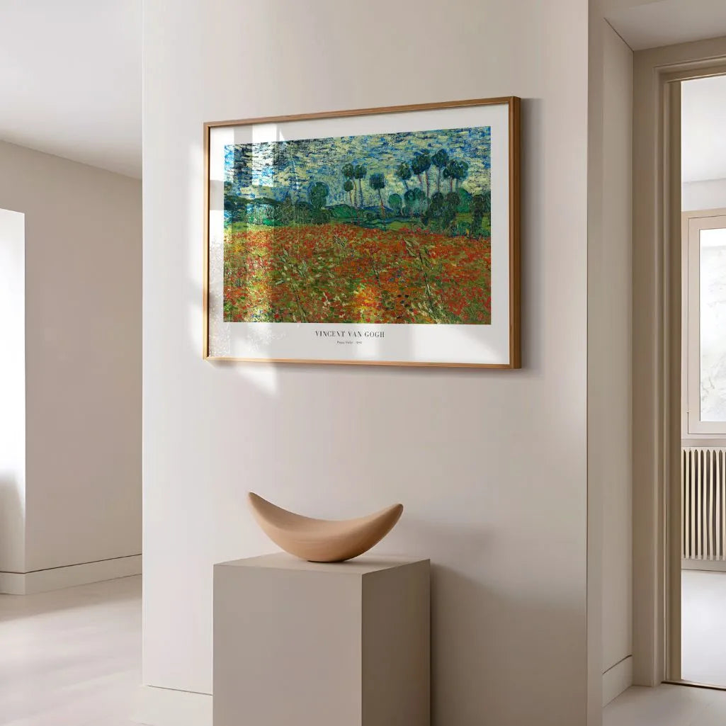 Vincent van Gogh – Pole maków Plakat, 1890 (Format Poziomy)